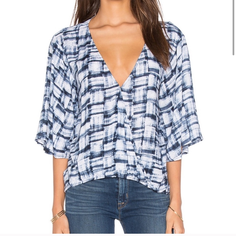 BB Dakota Blue Blouse